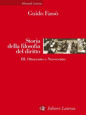 cover image of Storia della filosofia del diritto. III. Ottocento e Novecento